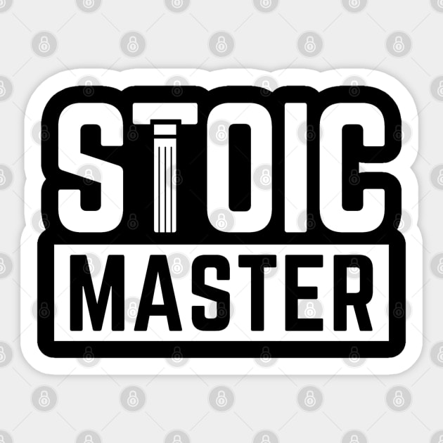 STOIC MASTER Sticker by Rules of the mind